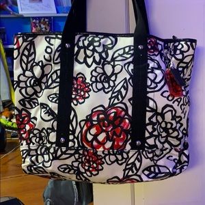 Authentic Limited Edition Flower Coach Handbag
